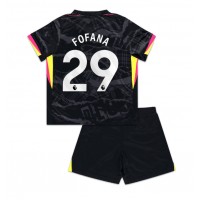 Camisa de time de futebol Chelsea Wesley Fofana #29 Replicas 3º Equipamento Infantil 2024-25 Manga Curta (+ Calças curtas)